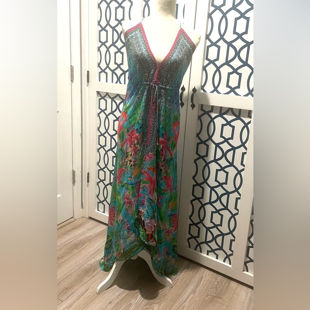 Akira vacay Mode Halter maxi dress.